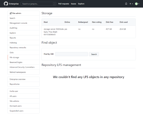Github Enterprise Server First Setup